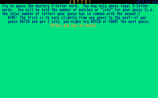 Jotto! — screenshot 1